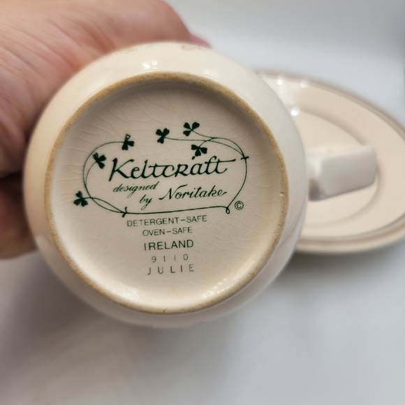 Vintage Noritake Keltcraft Tea Cups and Saucers - set of 2 - Picture 4 of 7